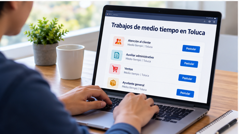 trabajos de medio tiempo en Toluca